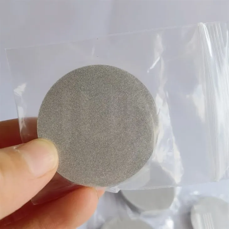 304 316L Stainless Steel Sintered Filter Porous Plate Metal Powder Sintered Filter