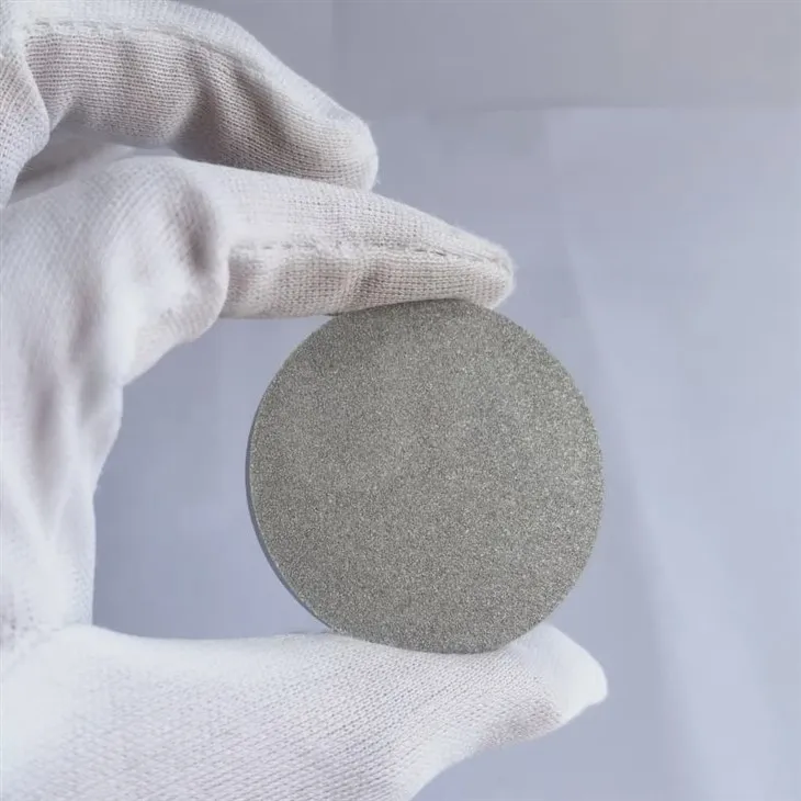 Metal Powder Sintered Filter Disc For Liquid Gas Filtration